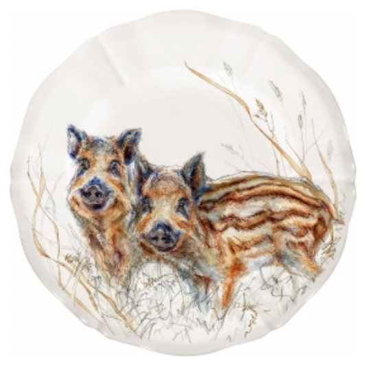 Sologne Wildlife Young Dessert Plate Collection