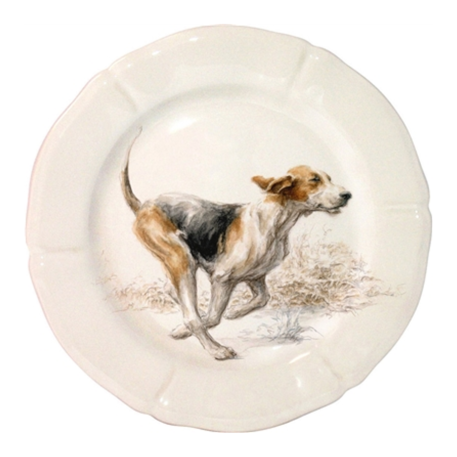 Sologne Dog Dessert Plate Collection