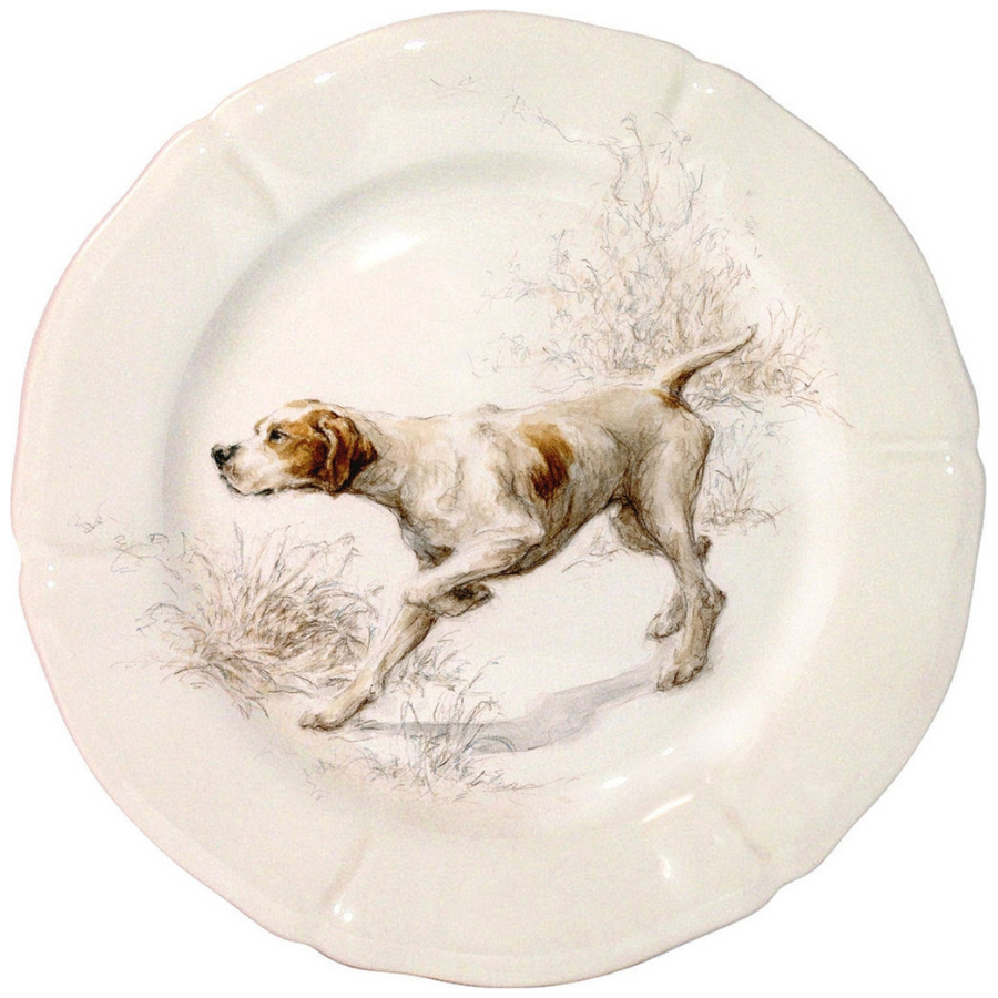 Sologne Dog Dessert Plate Collection