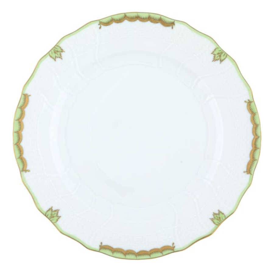 Princess Victoria Green Dinner Plate