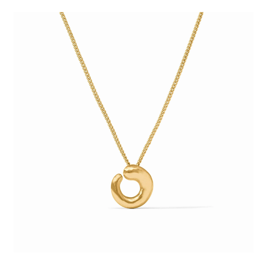 Solara Spiral Delicate Necklace Gold