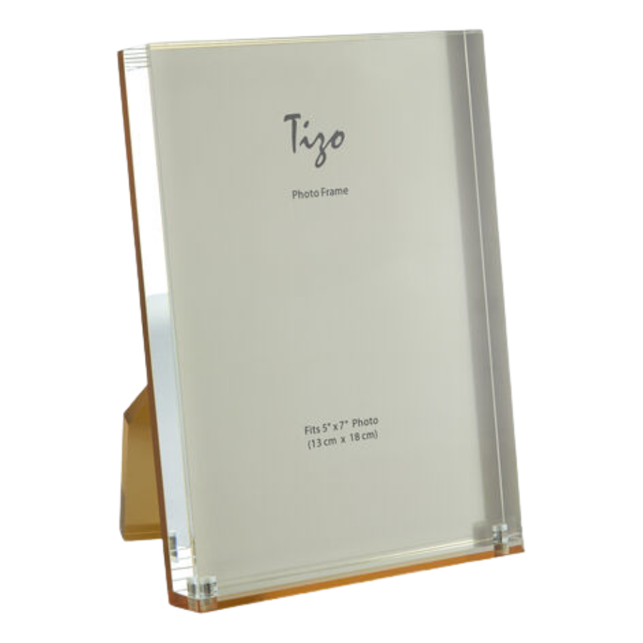 Acrylic Photo Frame Gold 5x7