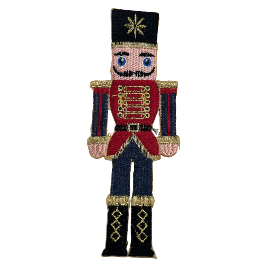 6" Embroidery Nutcracker Clip