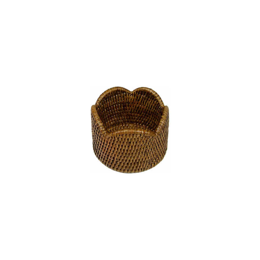 Caspari Rattan Holders