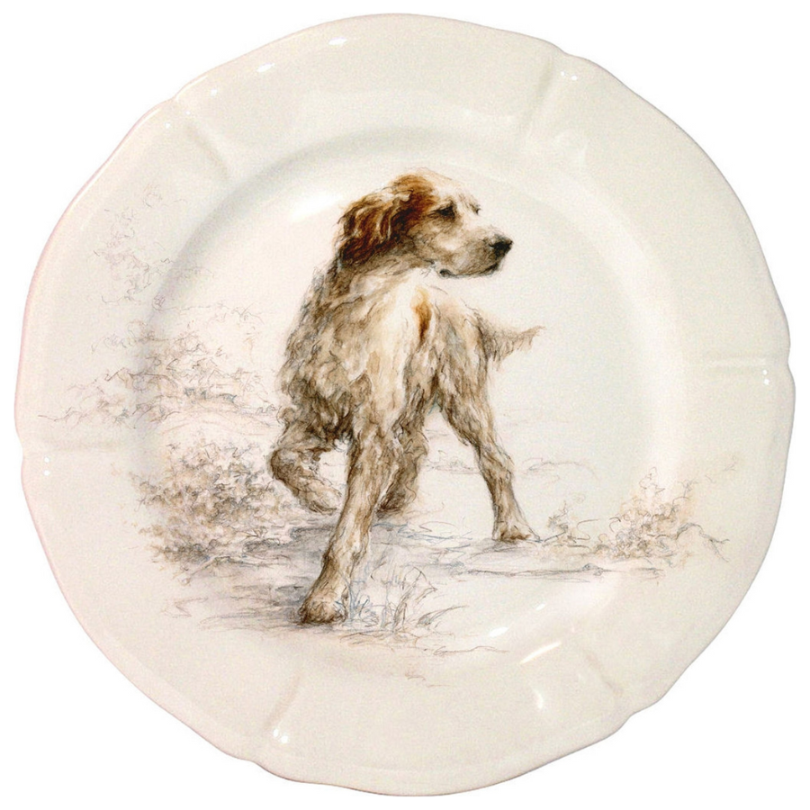 Sologne Dog Dessert Plate Collection