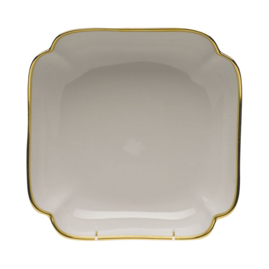 Gwendolyn 11" SQ. Fruit Dish - White