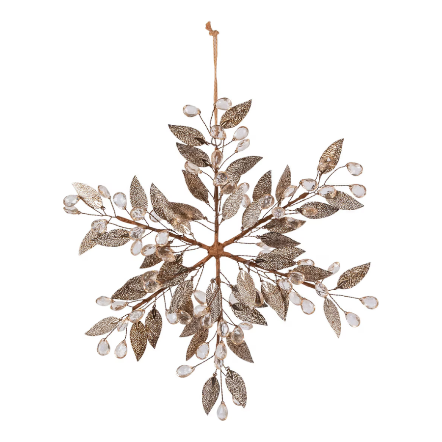 Metal Snowflake Ornament