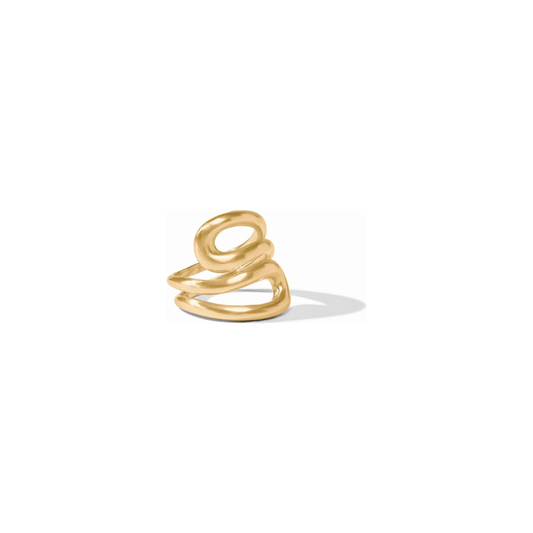 Wave Wrap Ring Gold