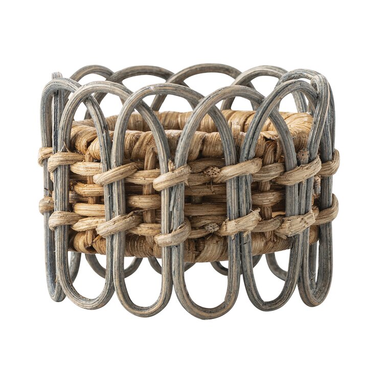 Provence Rattan Chambray Napkin Ring