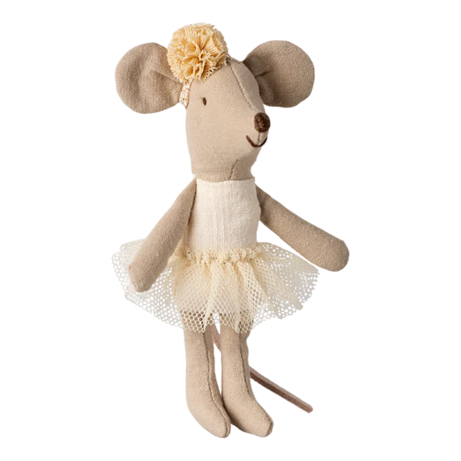 Ballerina Mouse Little Sister Off White