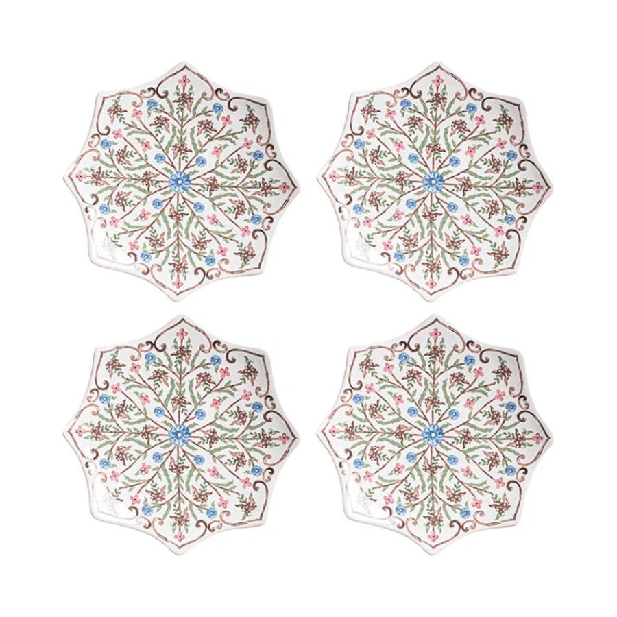 Villa Seville Scalloped Side Plate Set/4