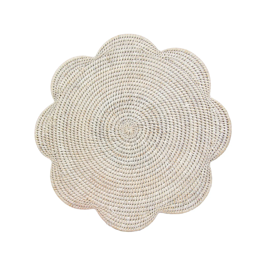 Caspari Rattan Holders