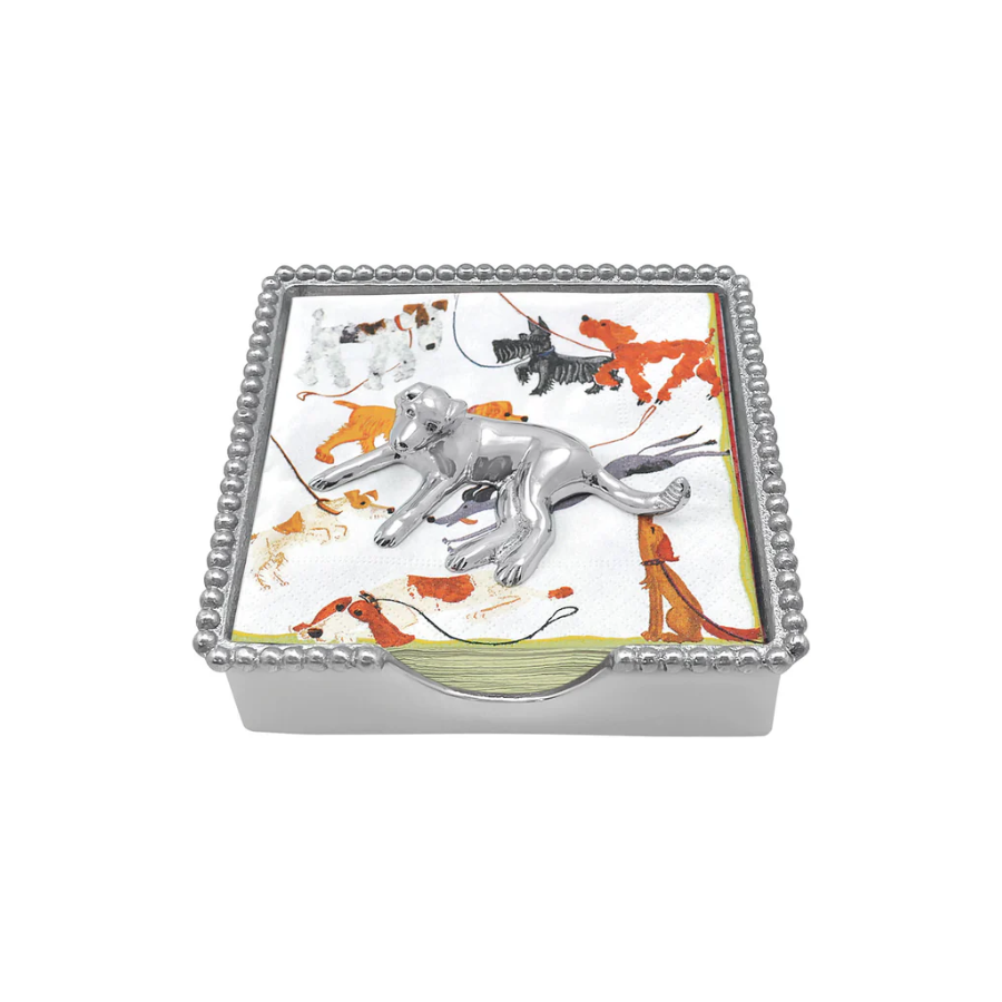 Relaxing Dog Napkin Box