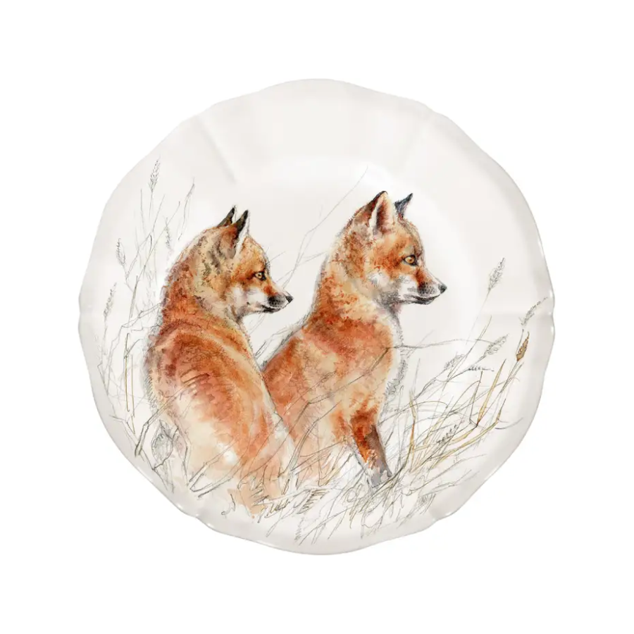 Sologne Wildlife Young Dessert Plate Collection