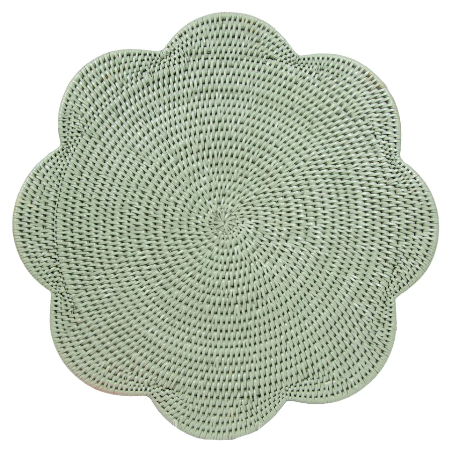 Caspari Rattan Holders