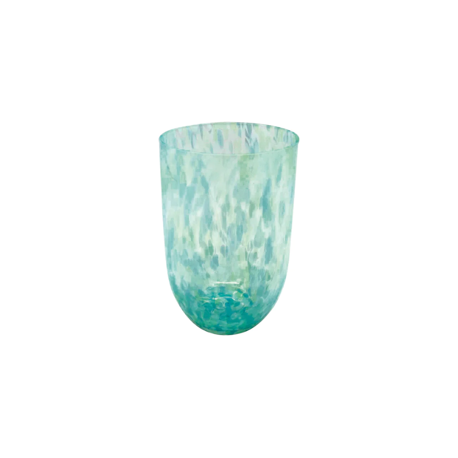 Sip Sip Pacific Blue Confetti Stemless