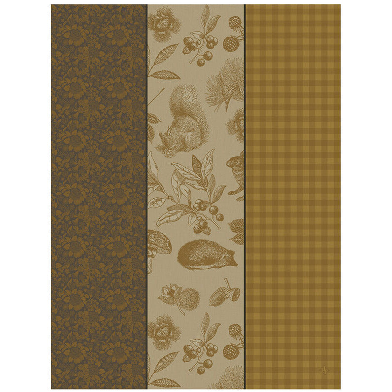 Dans Les Bois Tryptique Tea Towel
