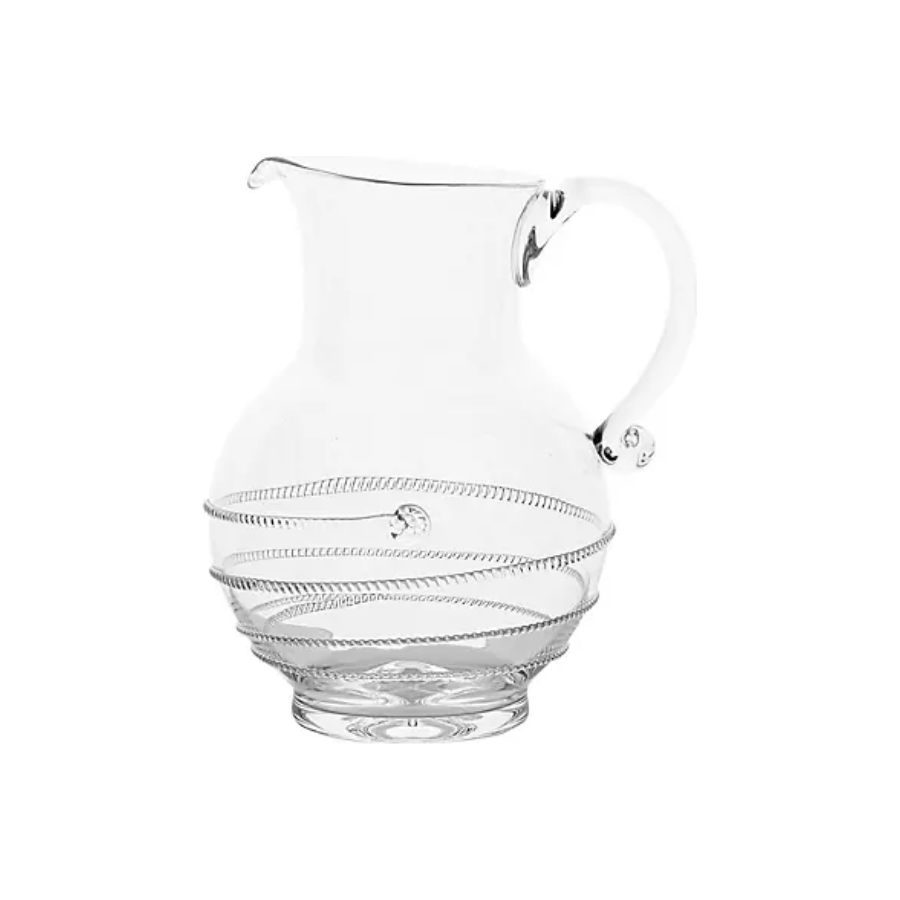 Amalia 9" Glass Round Pitcher