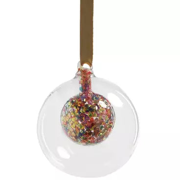 Double Glass Sequin Ball