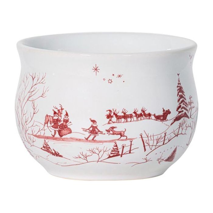 Country Estate Winter Frolic Ruby Dinner Collection