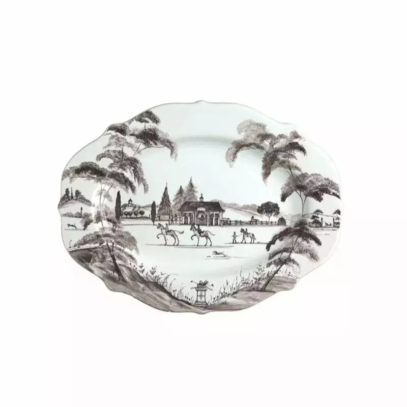 Country Estate Flint Serving Platter 15"