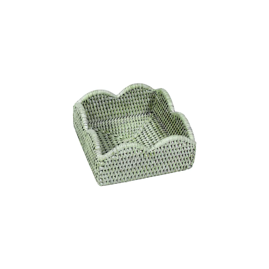 Caspari Rattan Holders