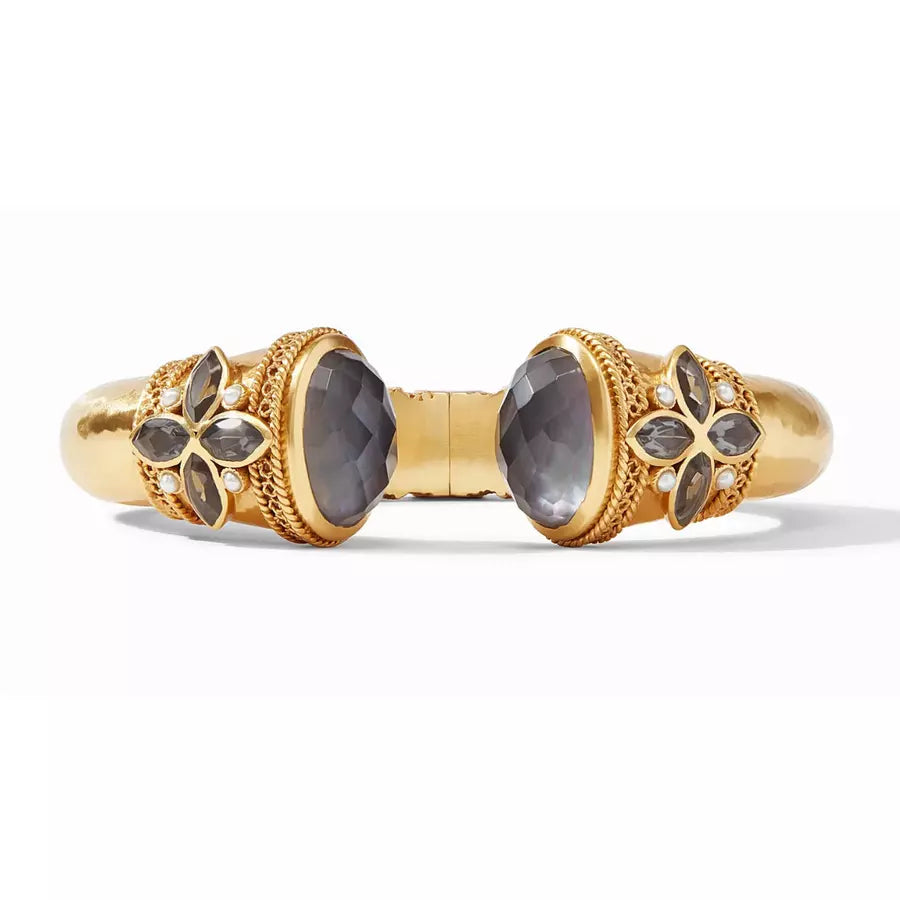 Monaco Cuff Gold Charcoal Blue