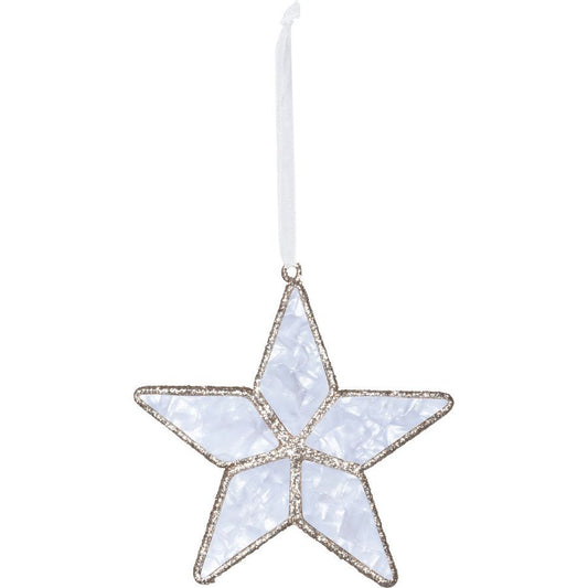 Capiz Star Ornament