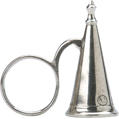 Pewter Candle Snuffer and Wick Cutter
