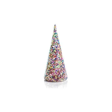 LED Multicolor Sequin Tree 8"