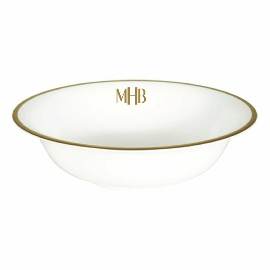 Signature With Monogram Ultra White Serving Collection