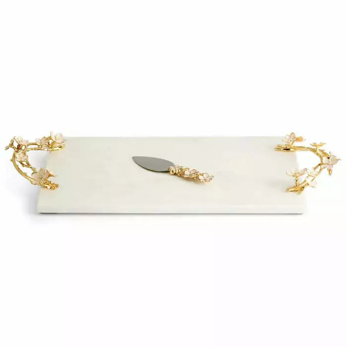 Cherry Blossom Cheeseboard w/ Spreader