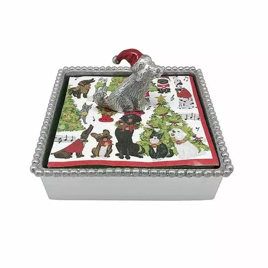 Christmas Napkin Box 3pc Set