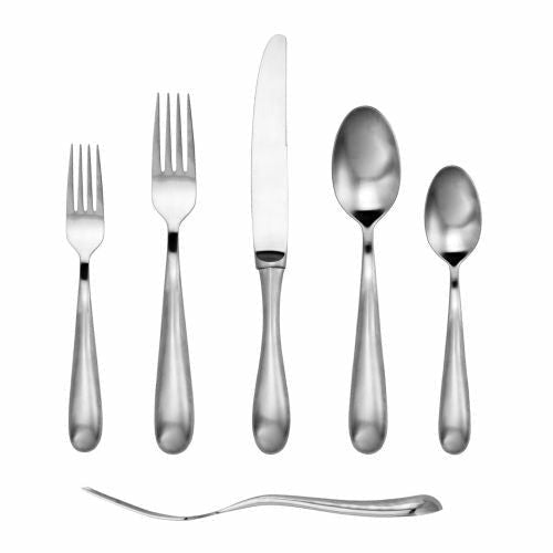 Florence Satin Hammered 5PC. Place Setting