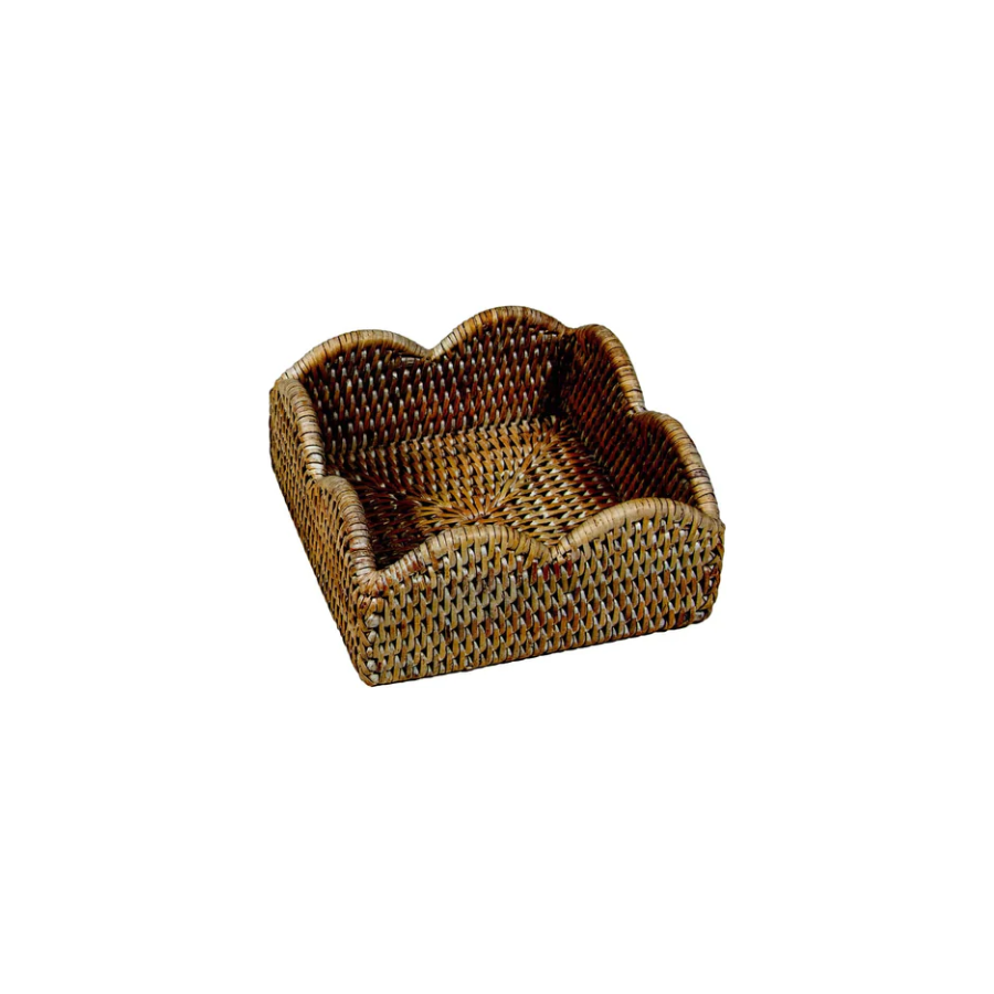 Caspari Rattan Holders