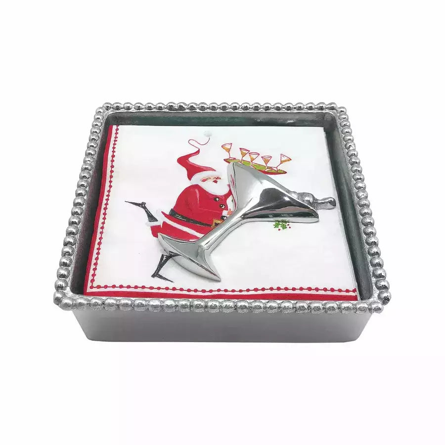 Christmas Napkin Box 3pc Set