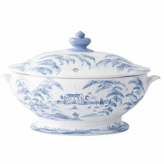 Country Estate Delft Blue Serving Collection