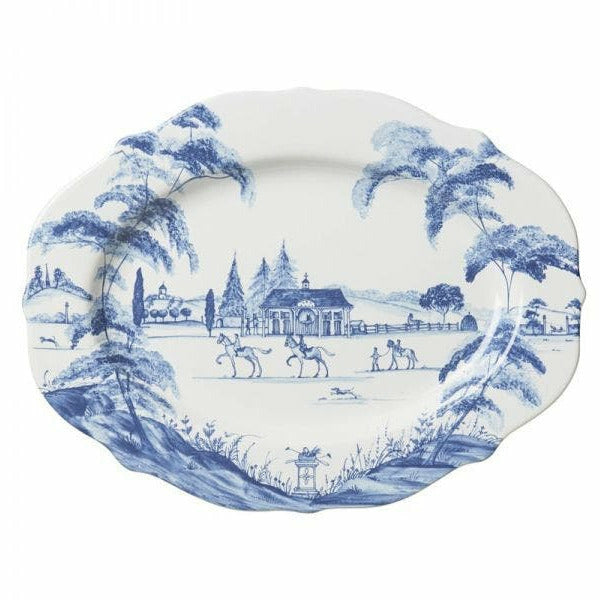Country Estate Delft Blue Serving Collection