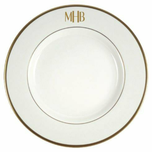 Signature With Monogram Ultra White Dinner Collection