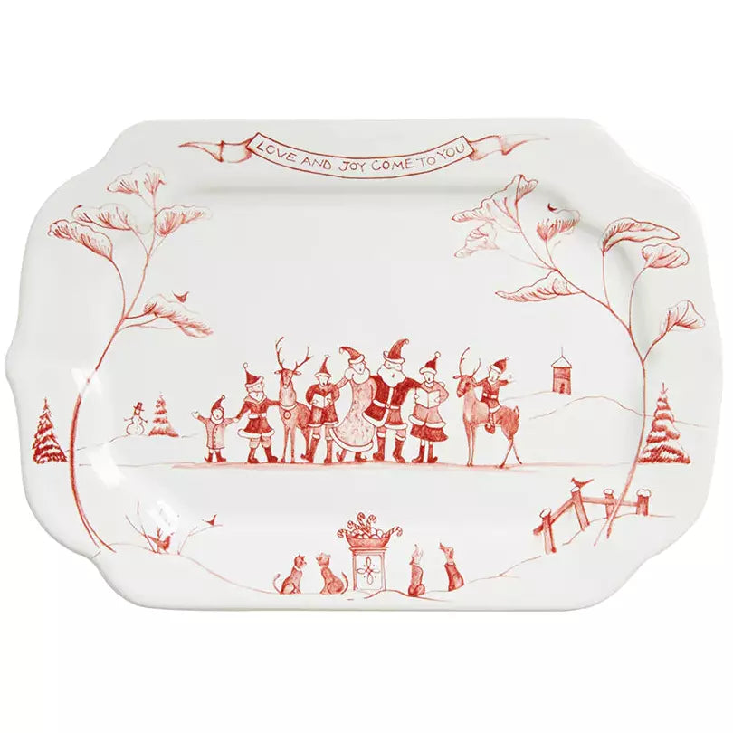 Country Estate Winter Frolic Gift Tray