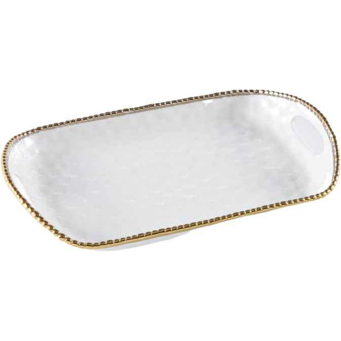 PB Rectangular Tray W/Handles