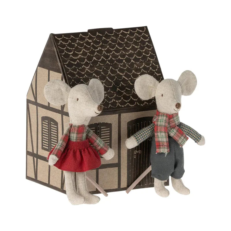 Winter Mice Twins