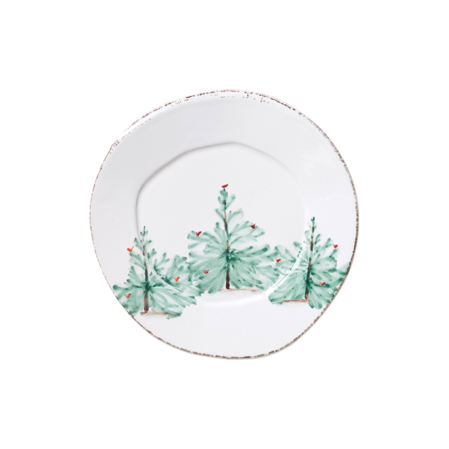 Melamine Lastra Holiday Salad Plate