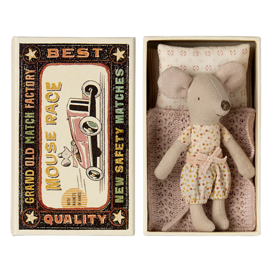Little Sister Mouse in Matchbox