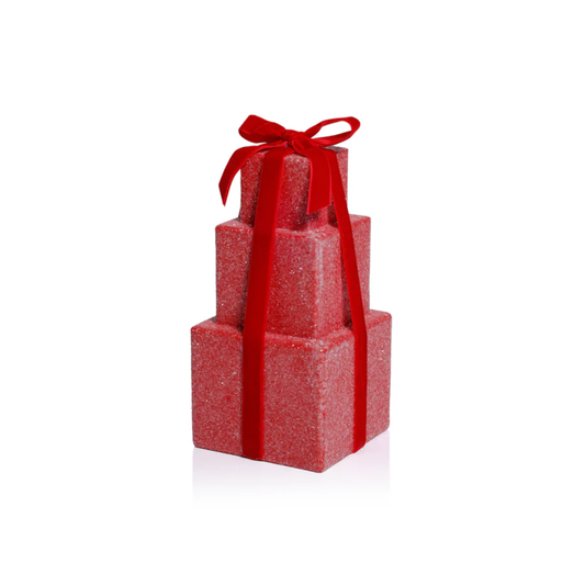 Stacked Presents Red Small