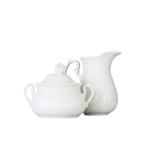 Weave Cream & Sugar Set