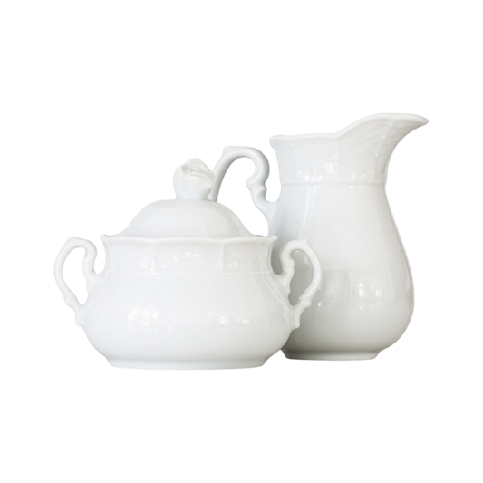 Weave Cream & Sugar Set