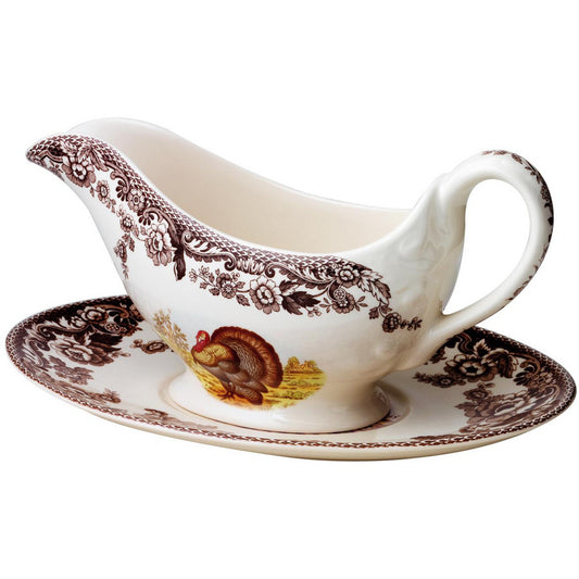 Sauce Boat & Stand Turkey