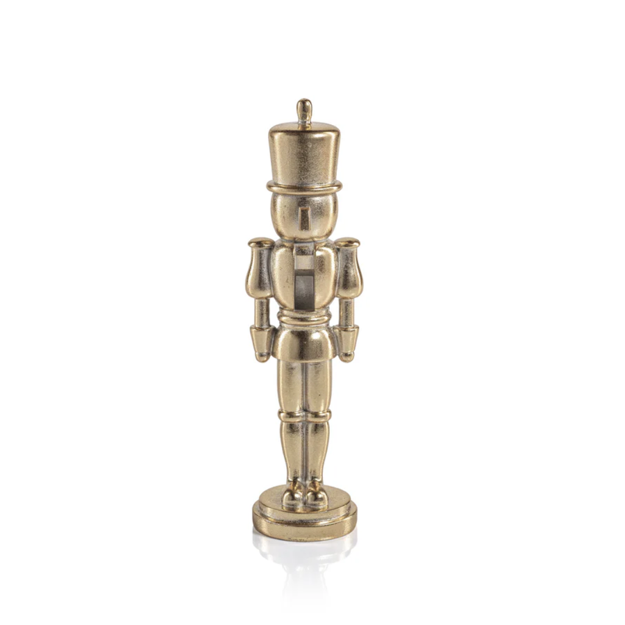 Metallic Decorative Nutcracker Gold Medium