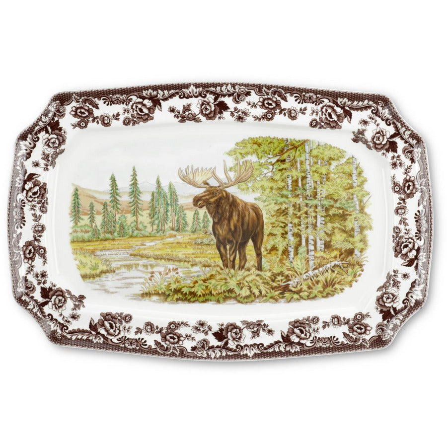 Woodland Moose 17.5" Platter